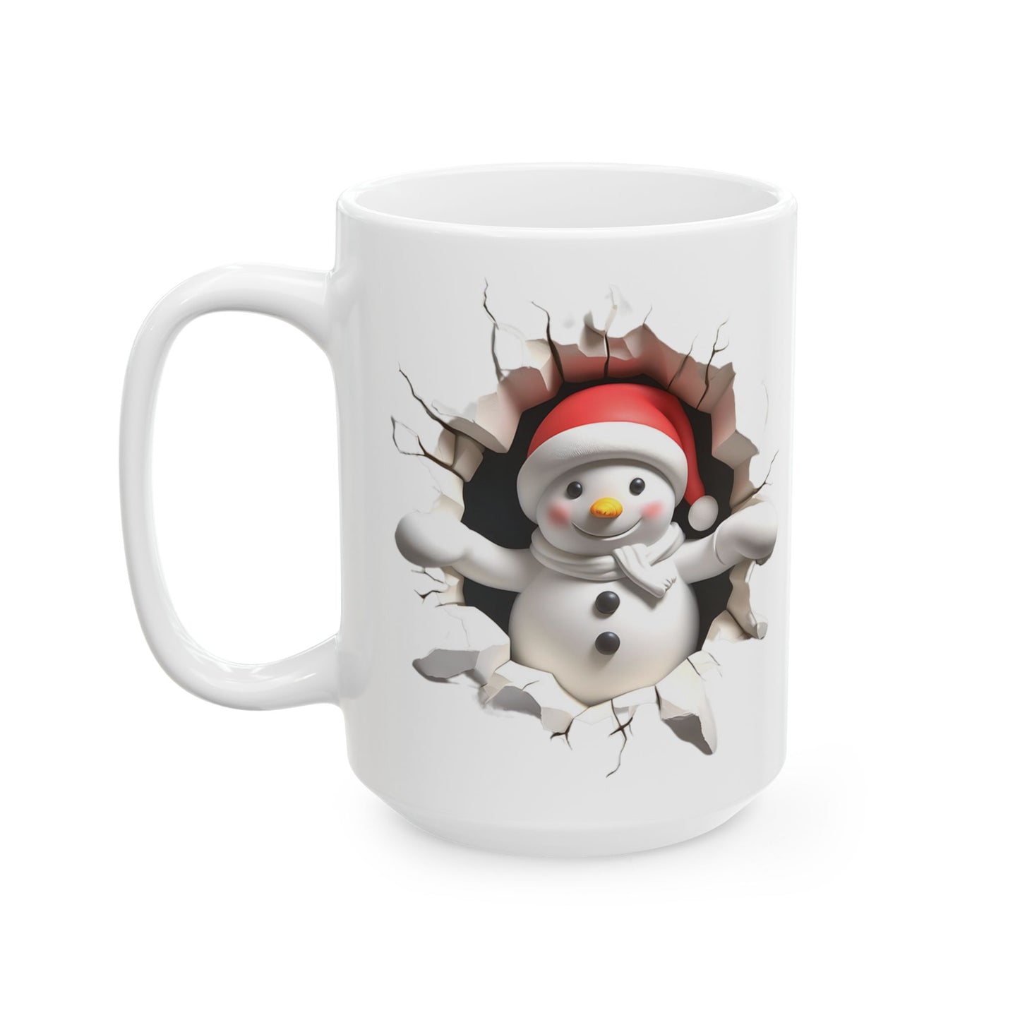 Christmas Snowman Breakthrough Mug