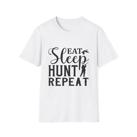 Eat Sleep Hunt Repeat Unisex Cotton Tee