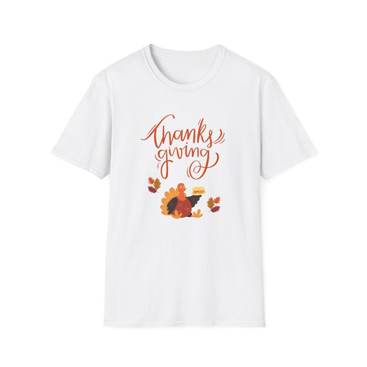 Thanksgiving Turkey Unisex Cotton Tee