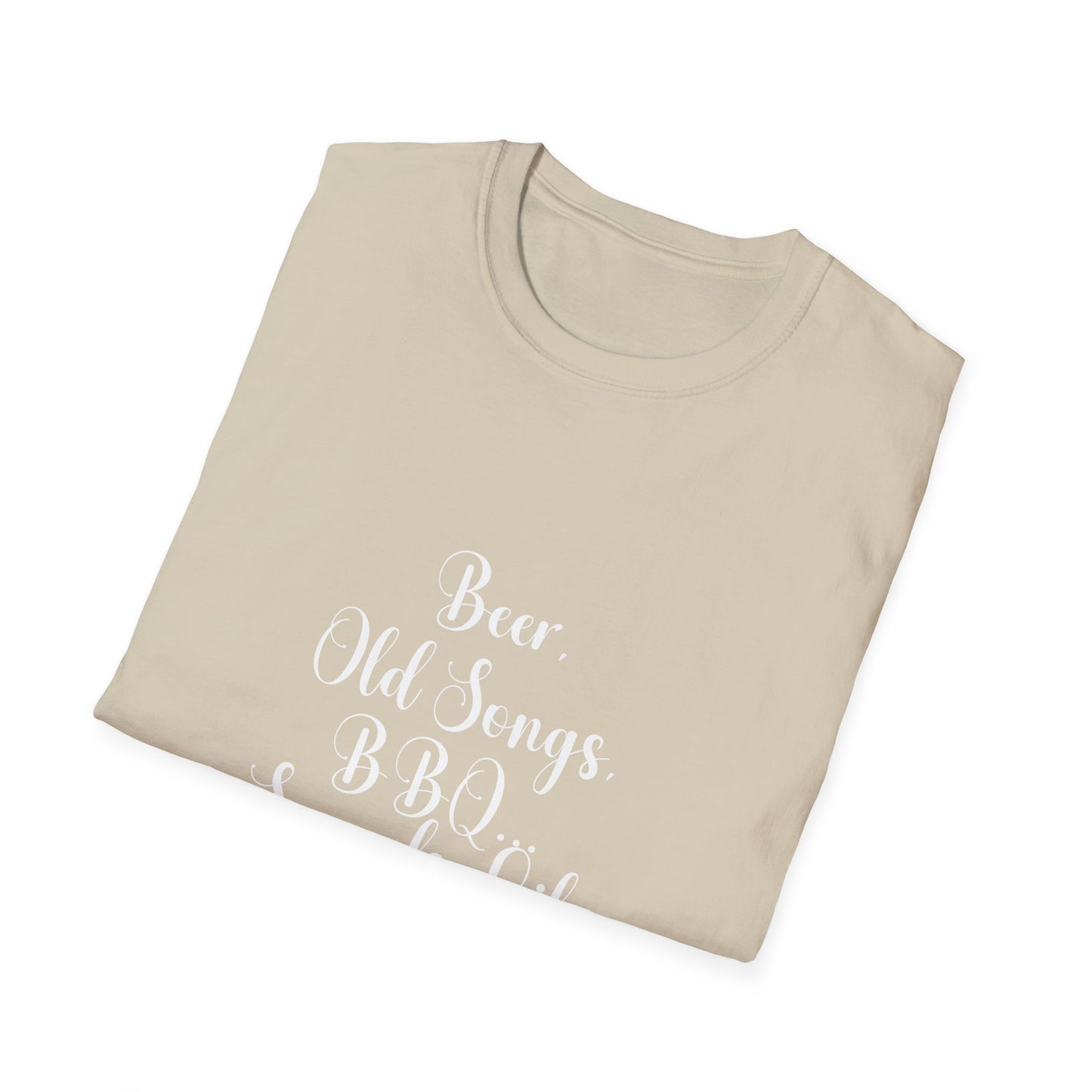Beer, Old Songs & BBQ Dad Unisex T-Shirt