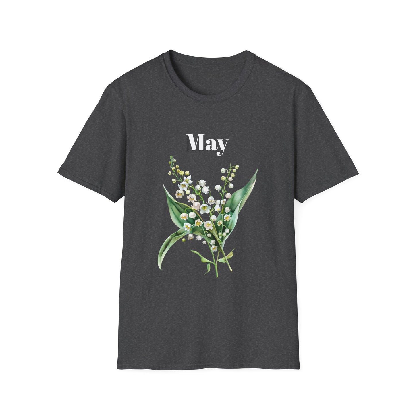 Birth Month Flower Unisex Tee - May