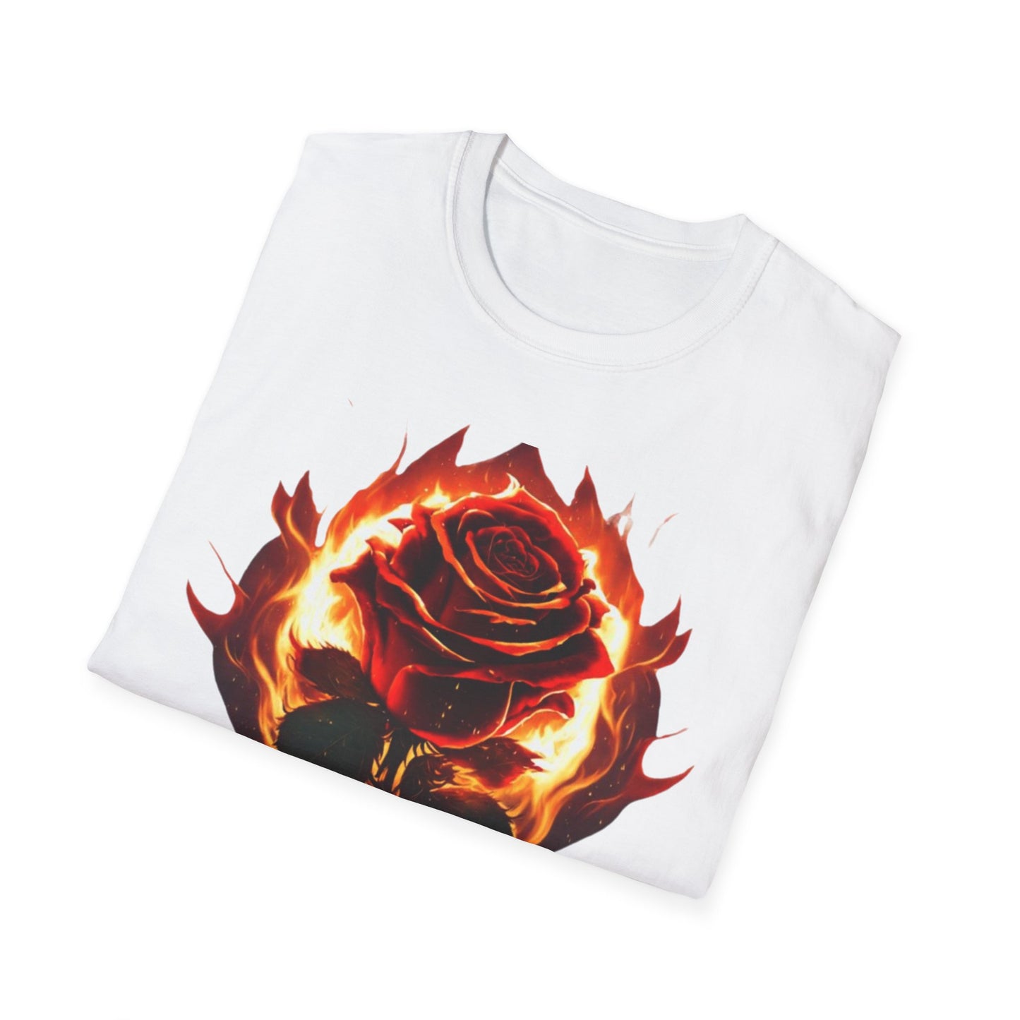 Rose and Flames T-Shirt