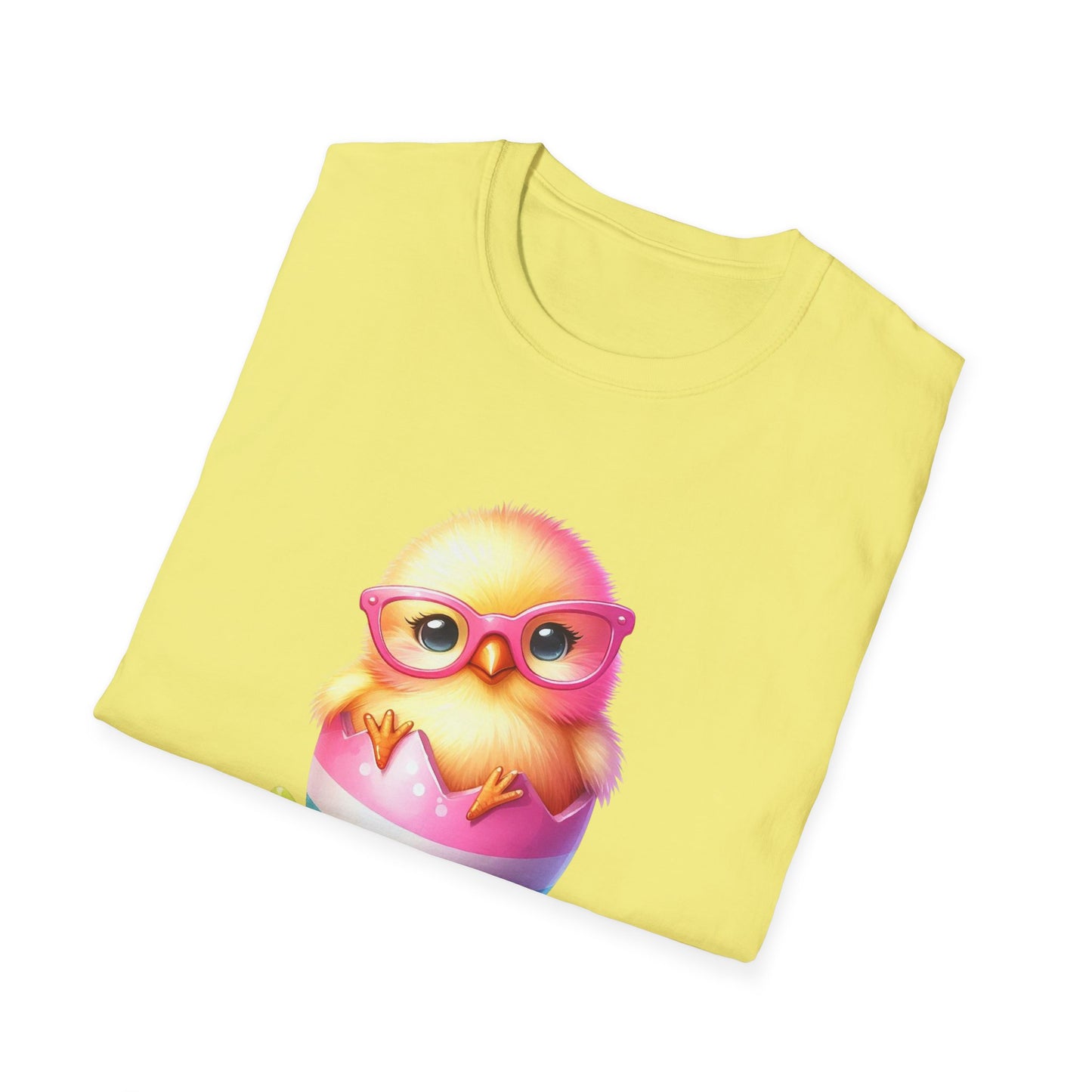 Easter Chick in Egg Unisex Cotton Tee