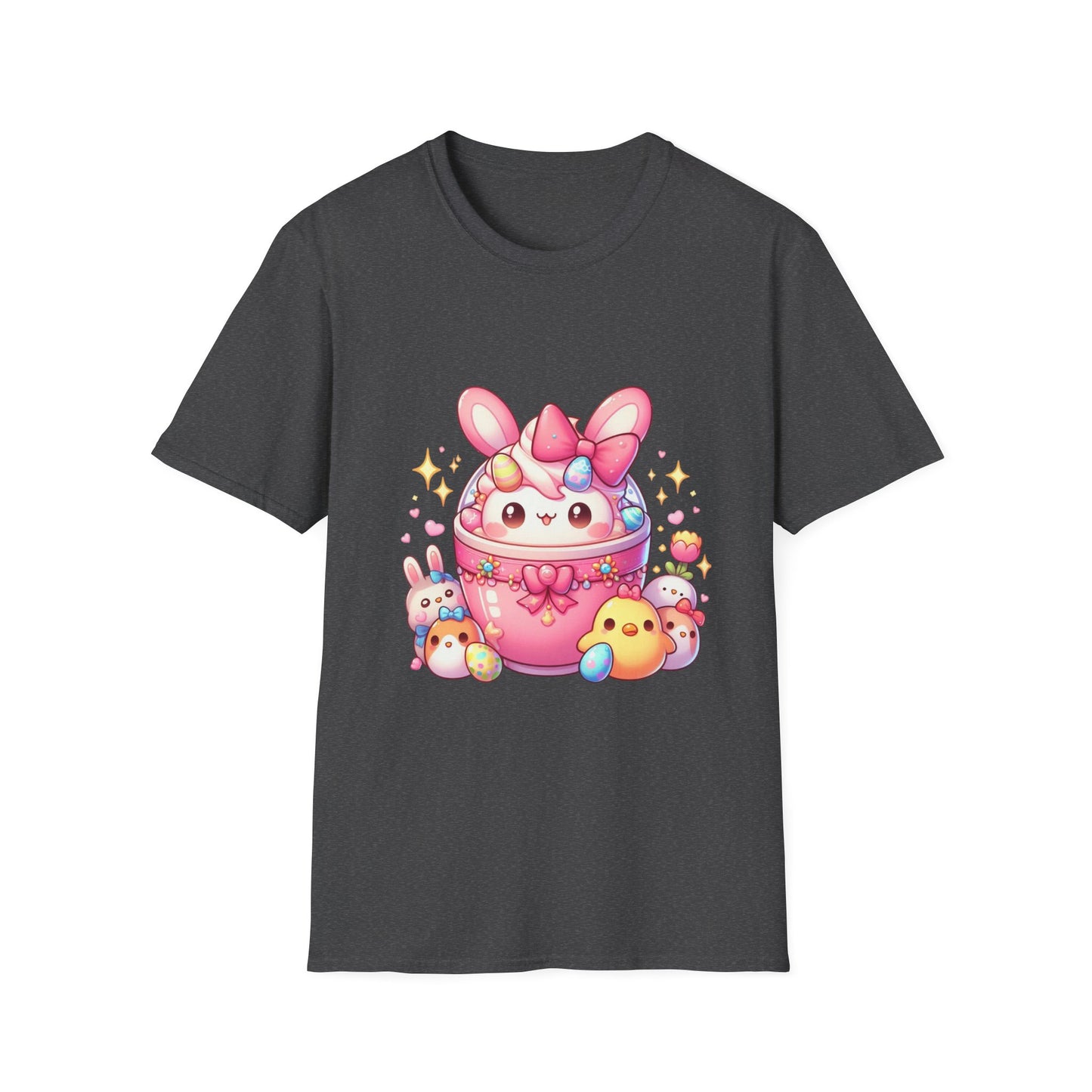 Cute Bunny Friends Unisex Cotton Tee