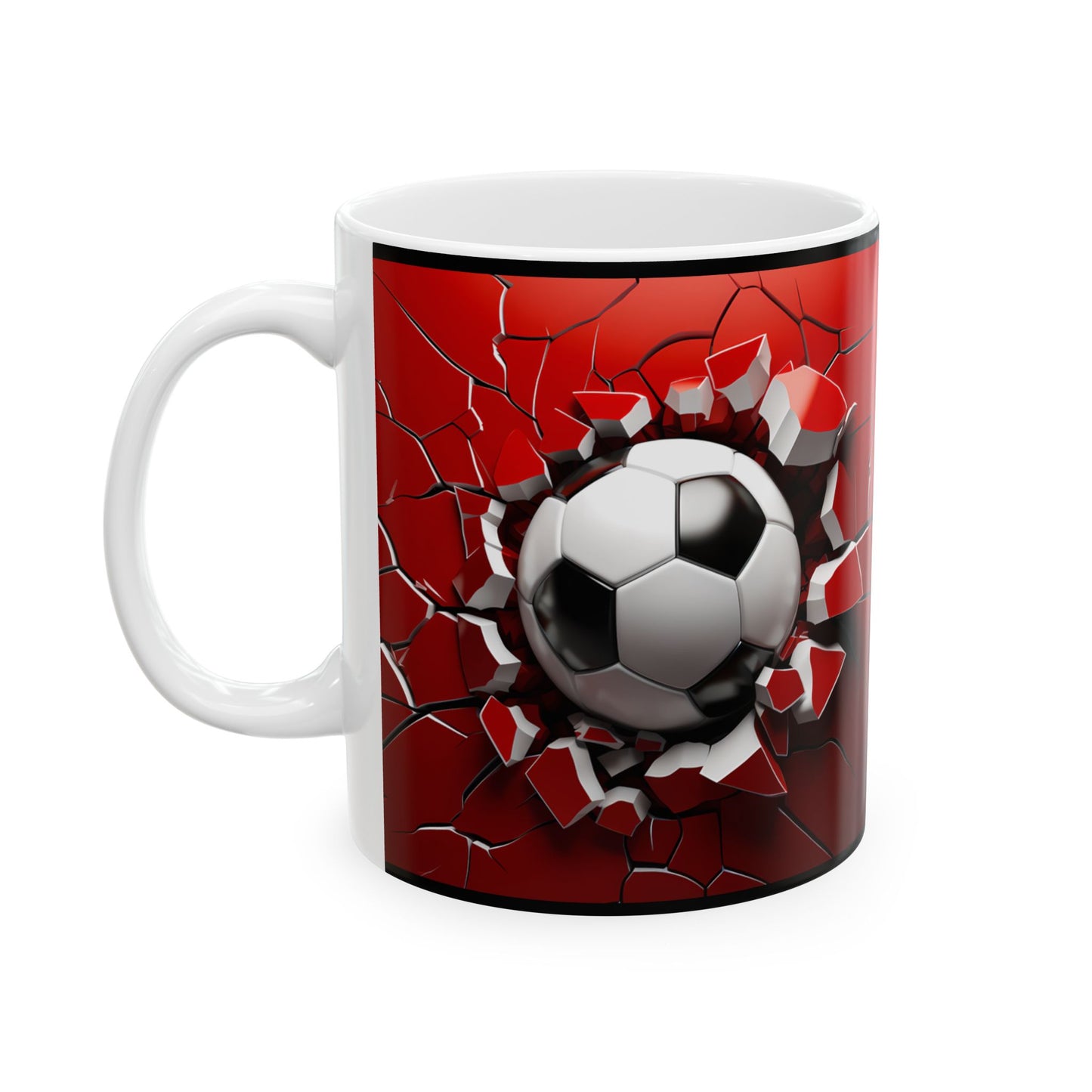 Soccer Ball Breakthrough Mug