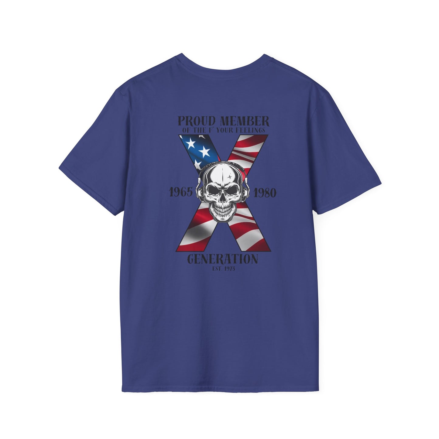 Gen X Flag and Skull Tee