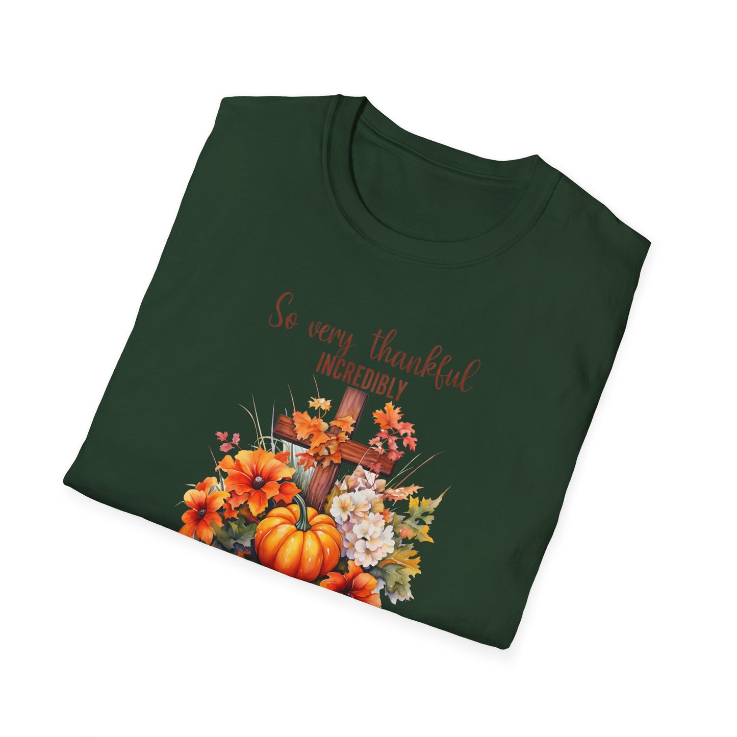 Thankful Grateful Blessed Unisex Tee
