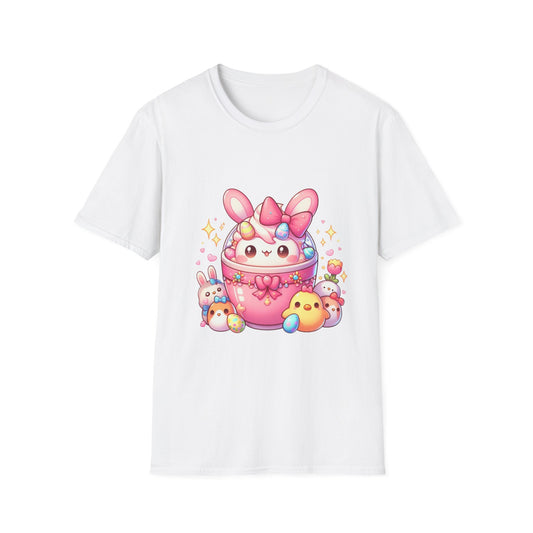 Cute Bunny Friends Unisex Cotton Tee