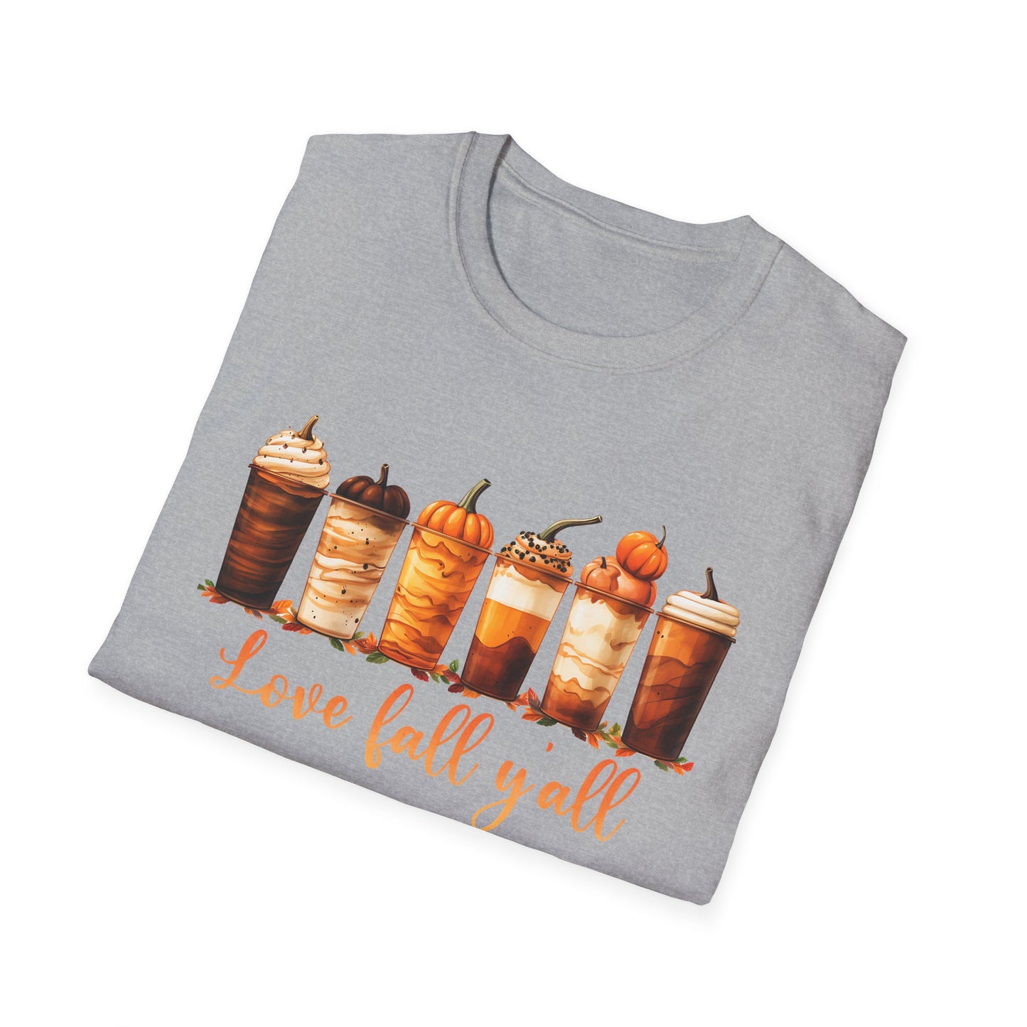 Love Fall Y'all Coffee Tee