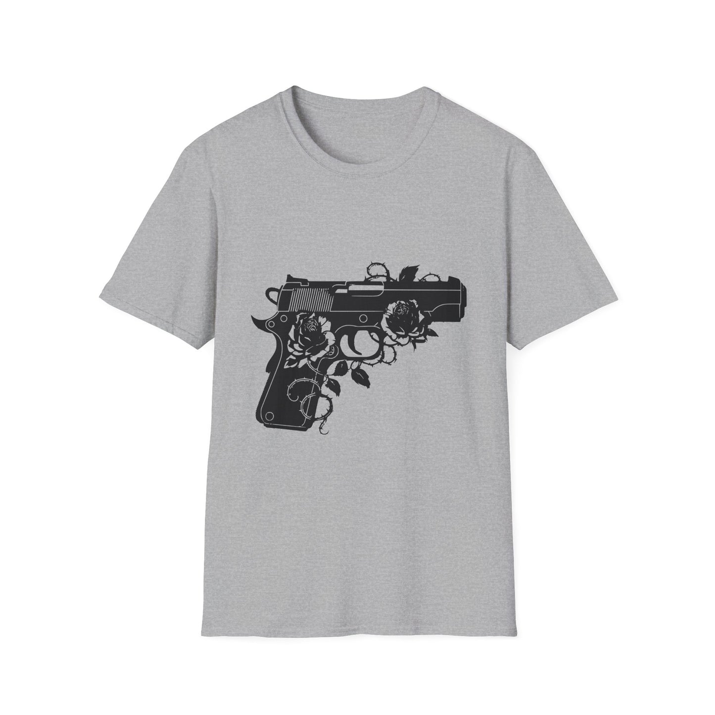 Pistol & Roses Unisex Cotton Tee