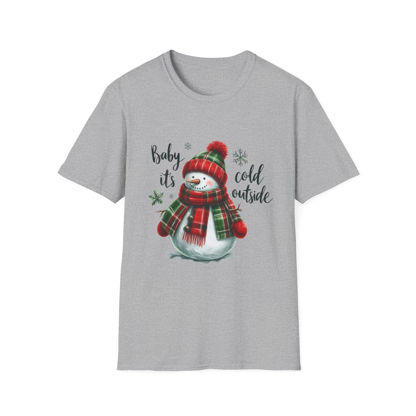 Baby It's Cold Outside Christmas Unisex Tee