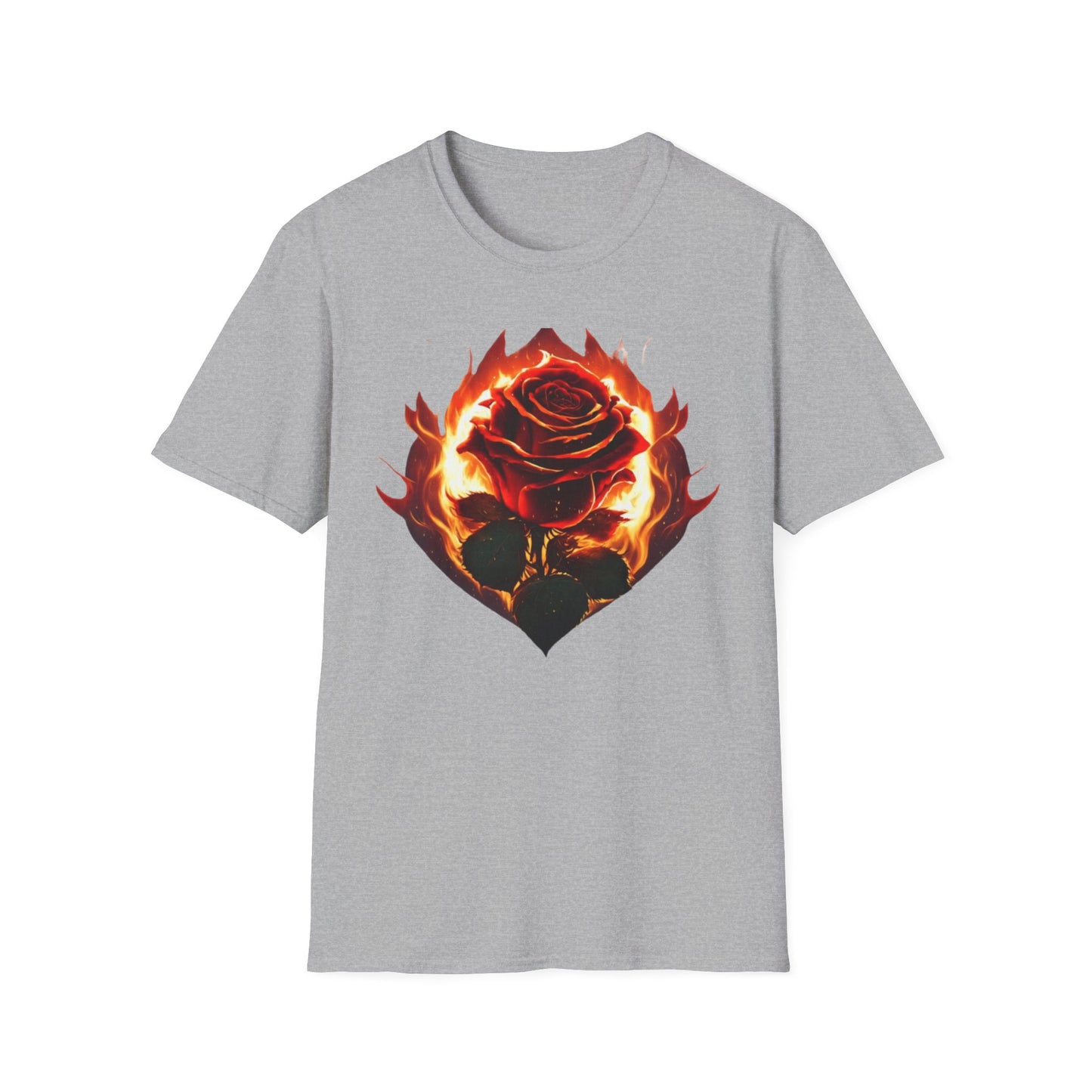 Rose and Flames T-Shirt