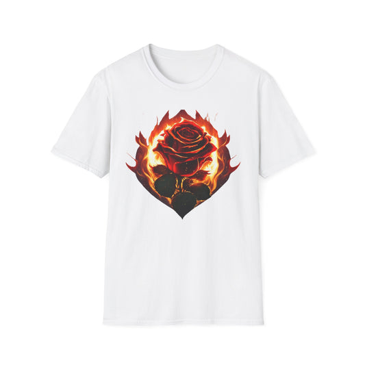 Rose and Flames T-Shirt