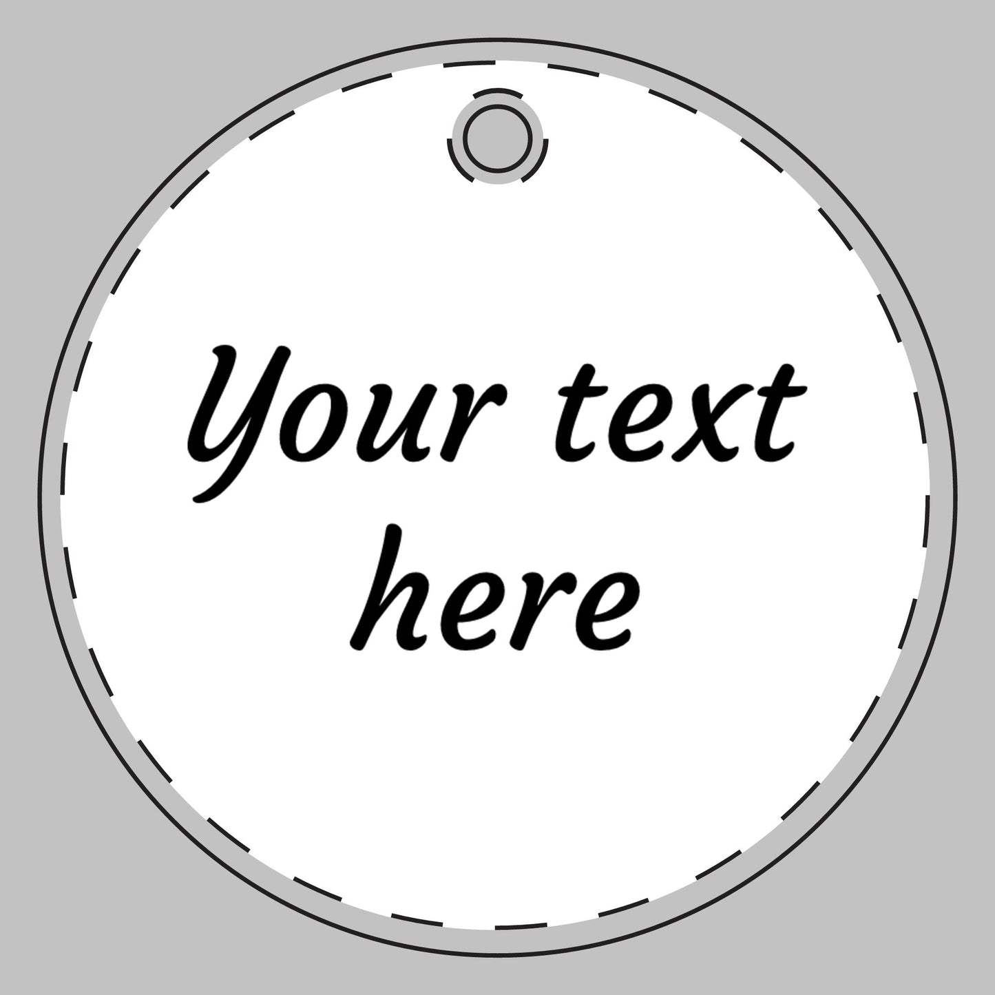 Customizable Winter Church Ceramic Christmas Ornament