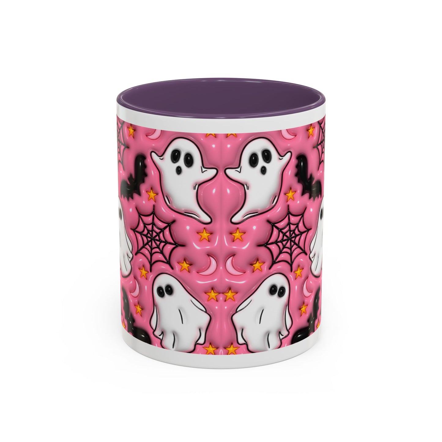 Pink Spooky Ghost Coffee Mug