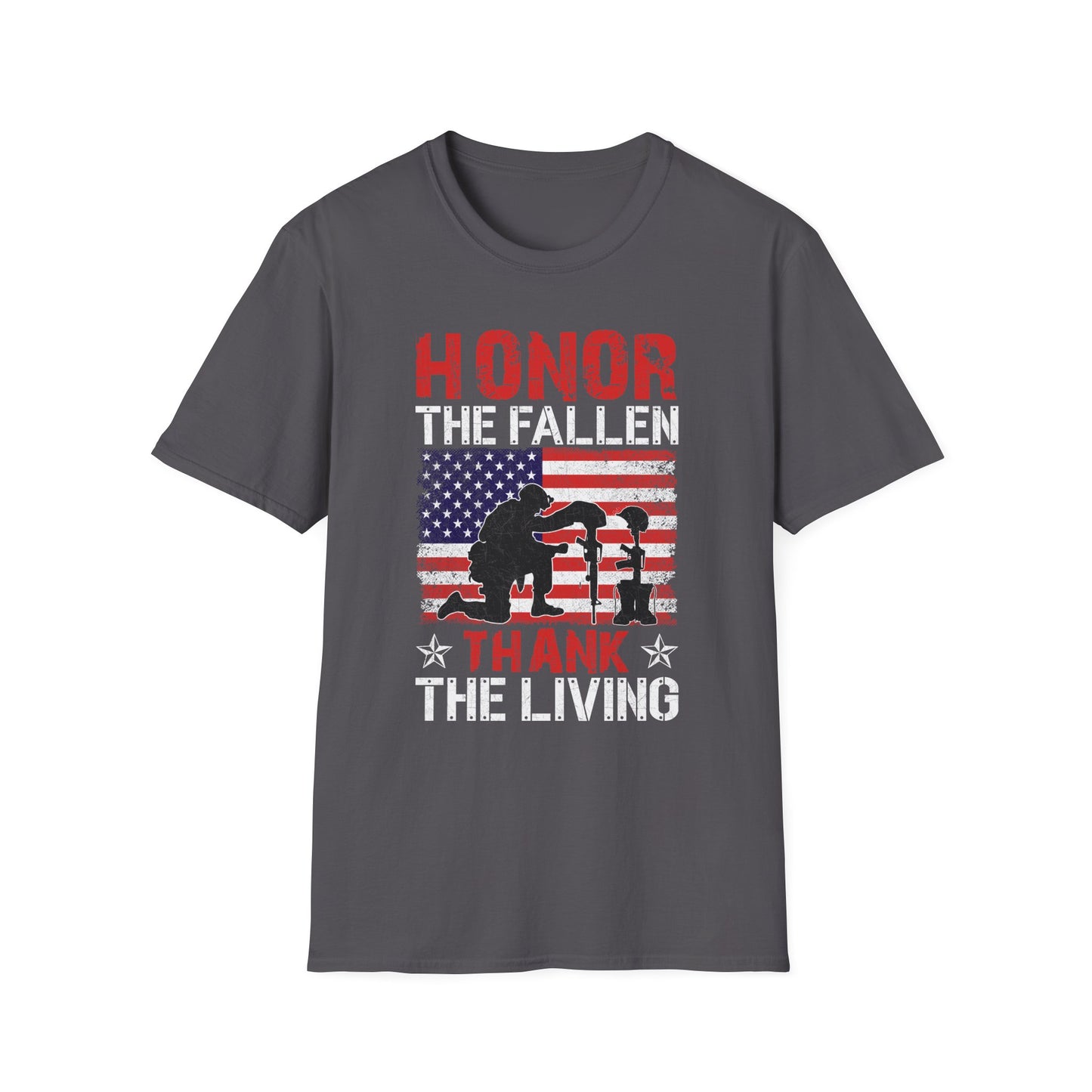 Honor the Fallen Thank the Living Unisex Cotton Tee