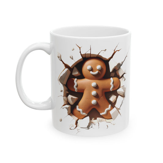 Christmas Gingerbread Man Breakthrough Mug