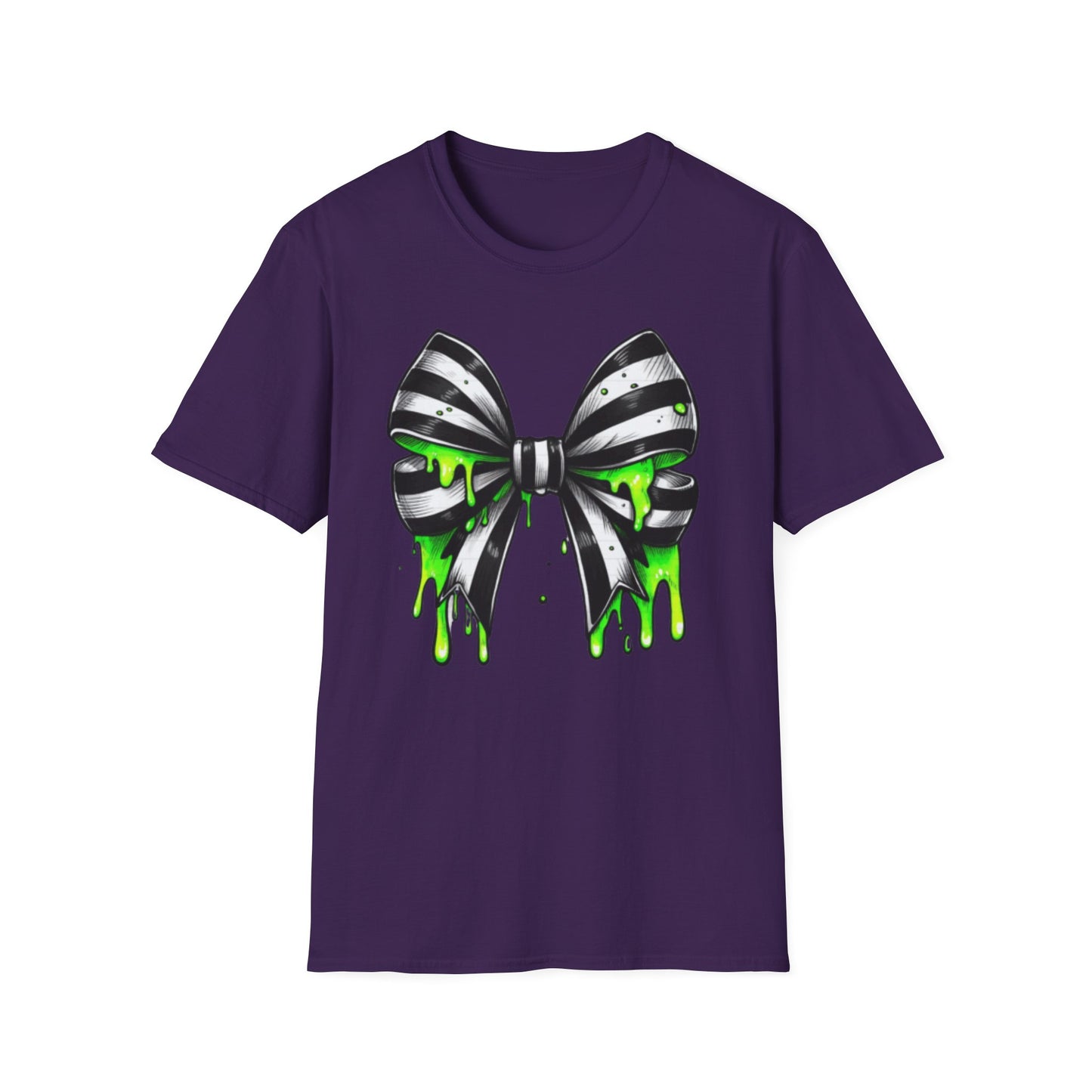Halloween Striped Bow Tee