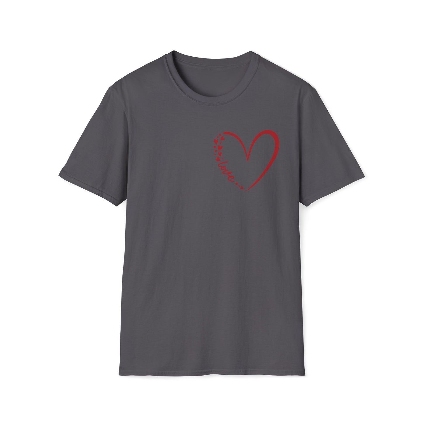 Love Script Heart Unisex Tee