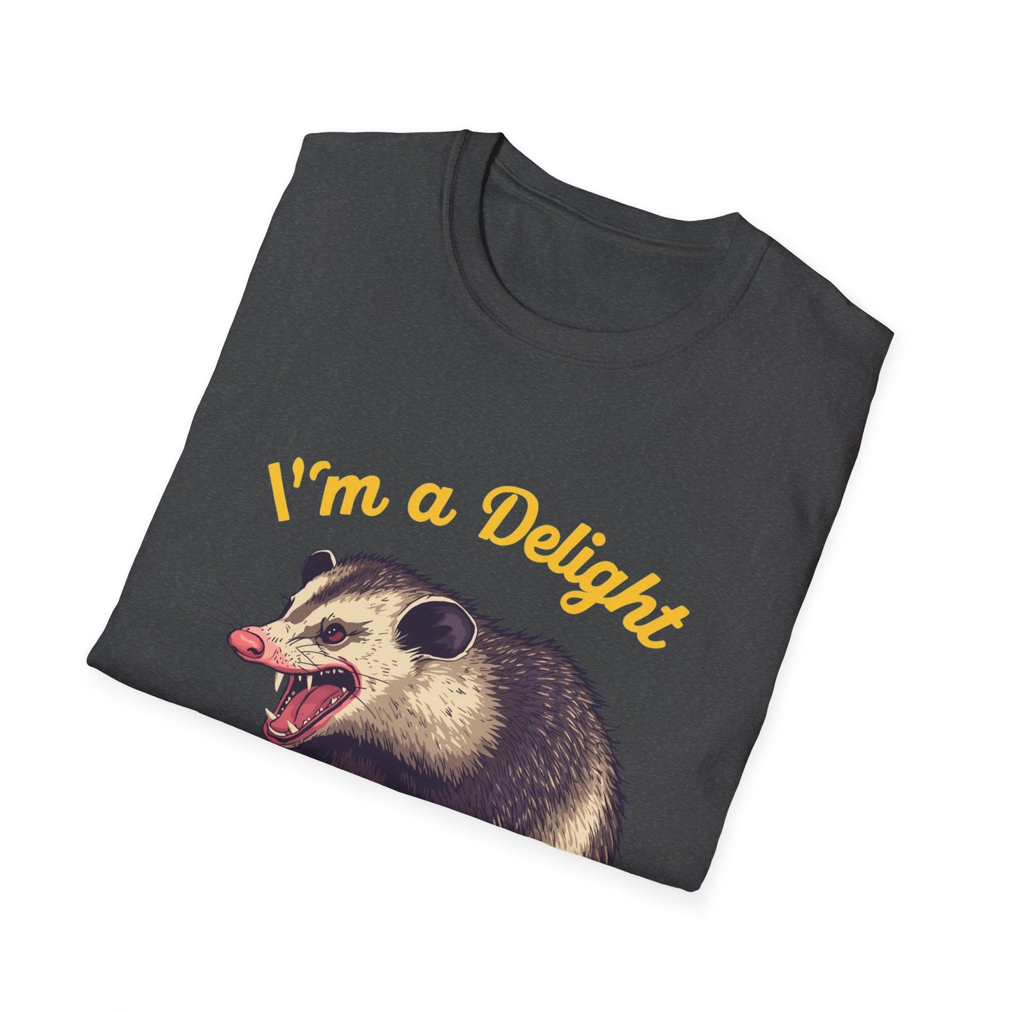Snarling Opossum I'm a Delight Tee