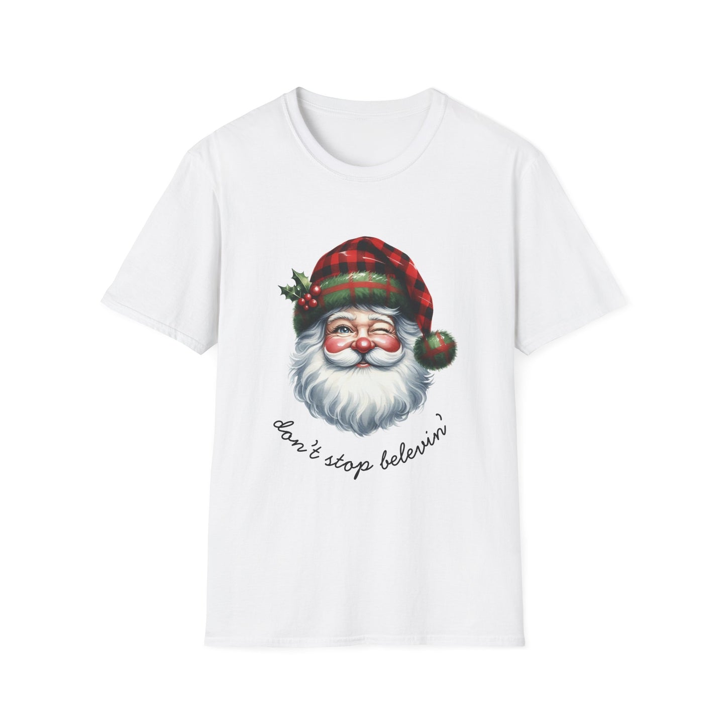 Don't Stop Believin' Santa Tee