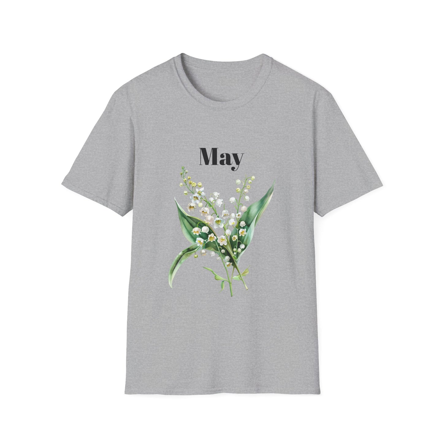 Birth Month Flower Unisex Tee - May