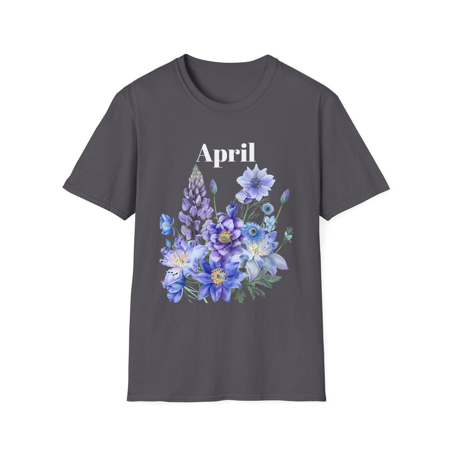 Birth Month Flower Unisex Tee - April