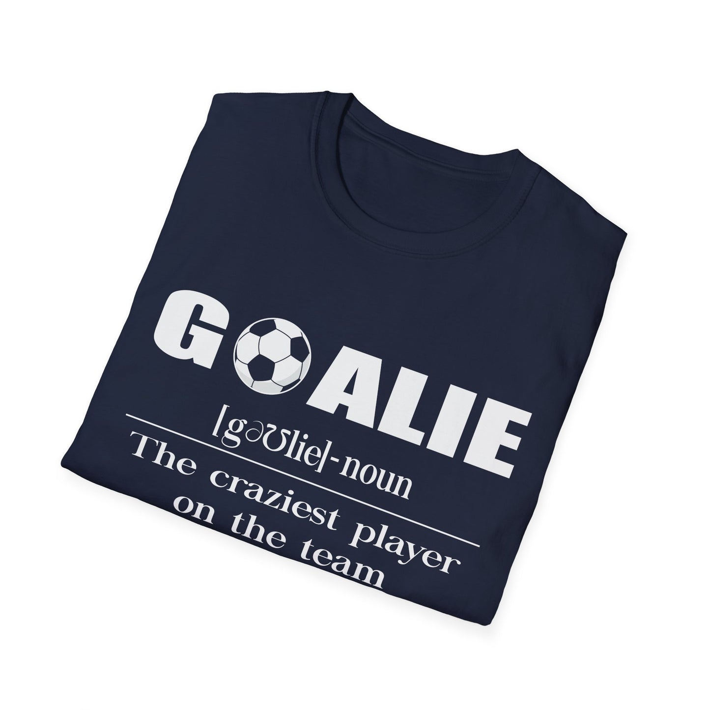 Soccer Goalie Definition Unisex Cotton Tee