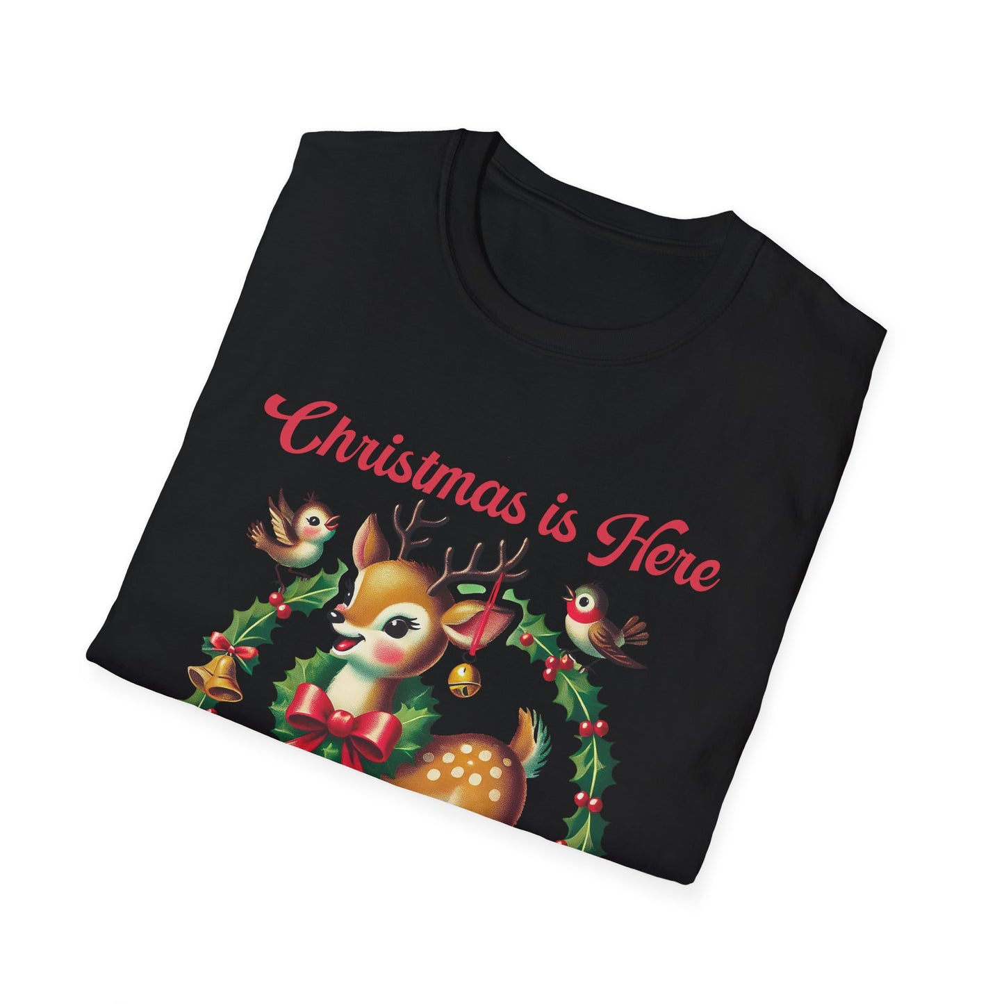 Retro Christmas Deer Tee