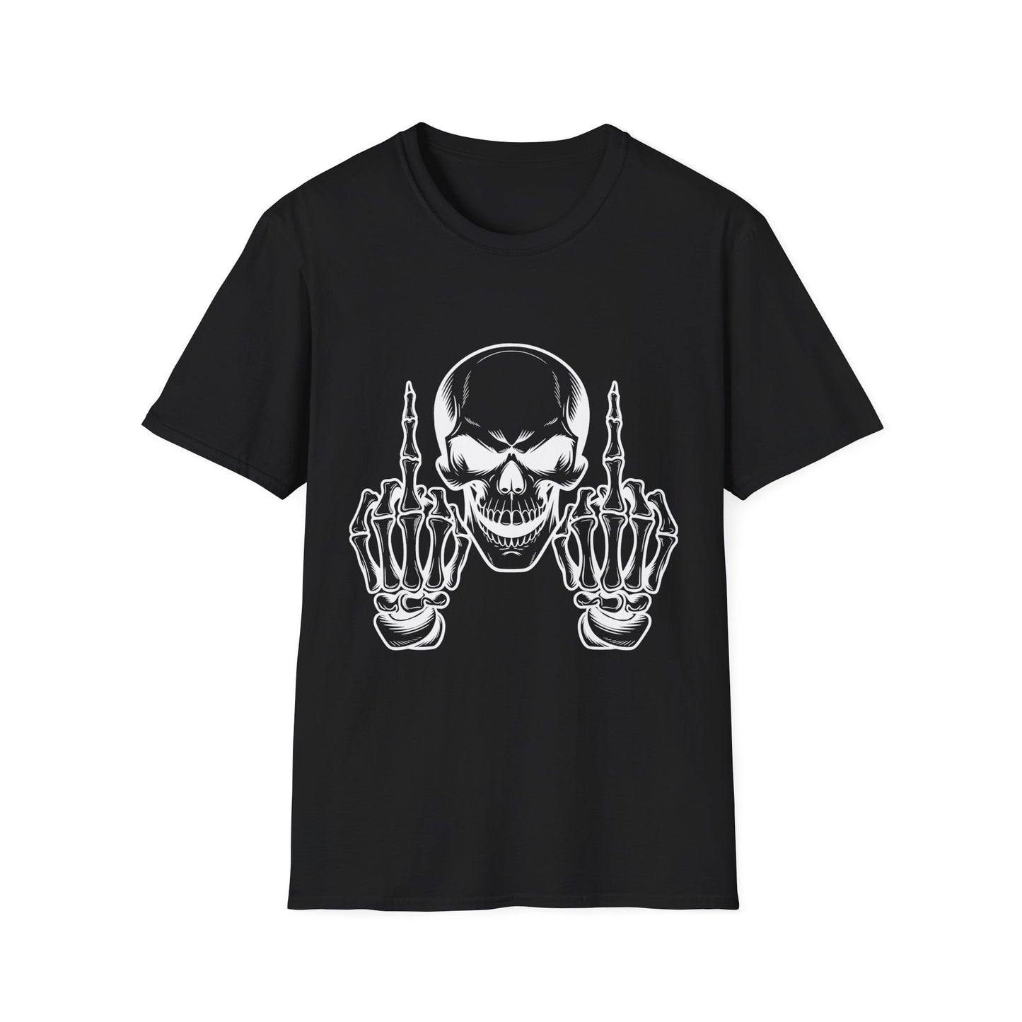 Skull Middle Finger Tee