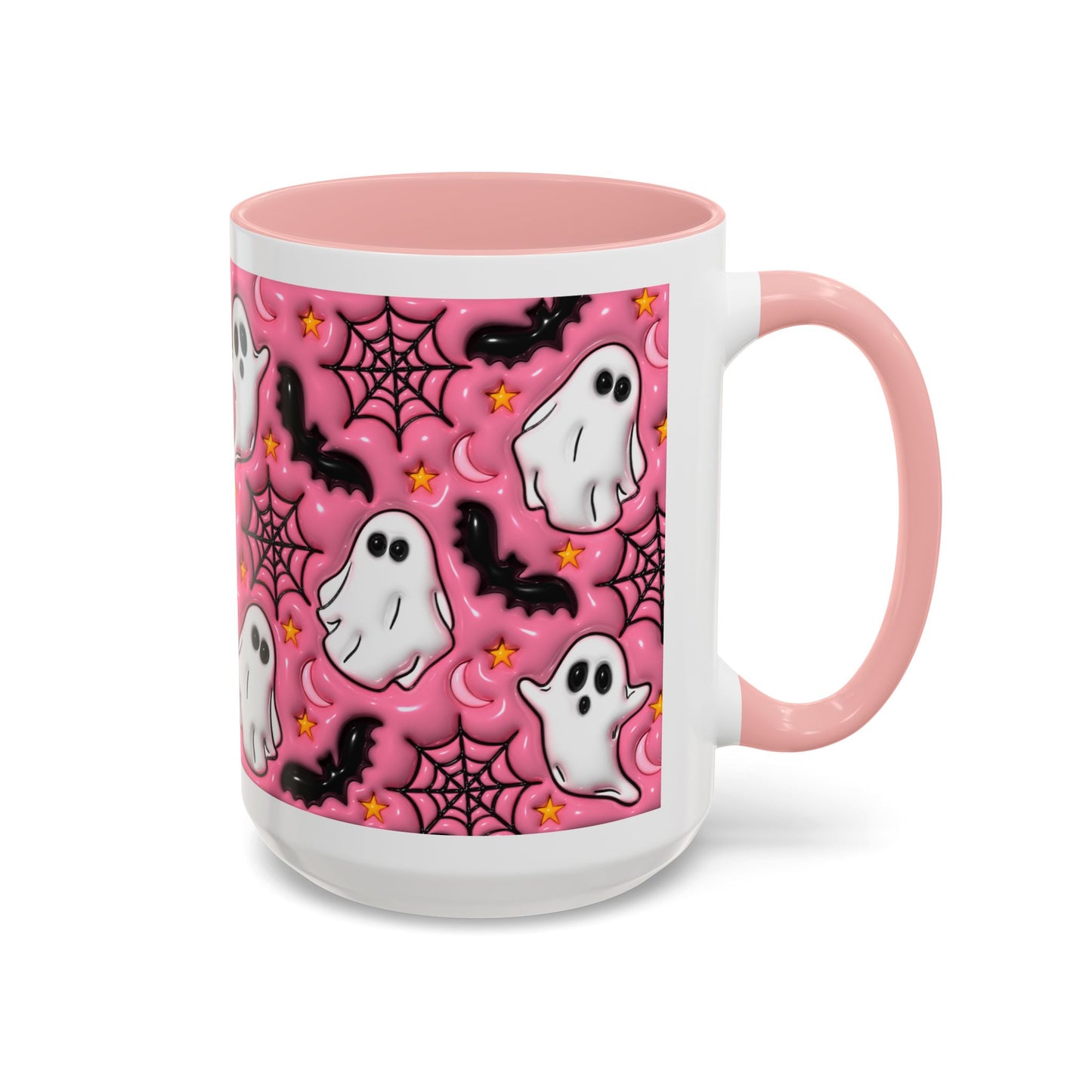 Pink Spooky Ghost Coffee Mug