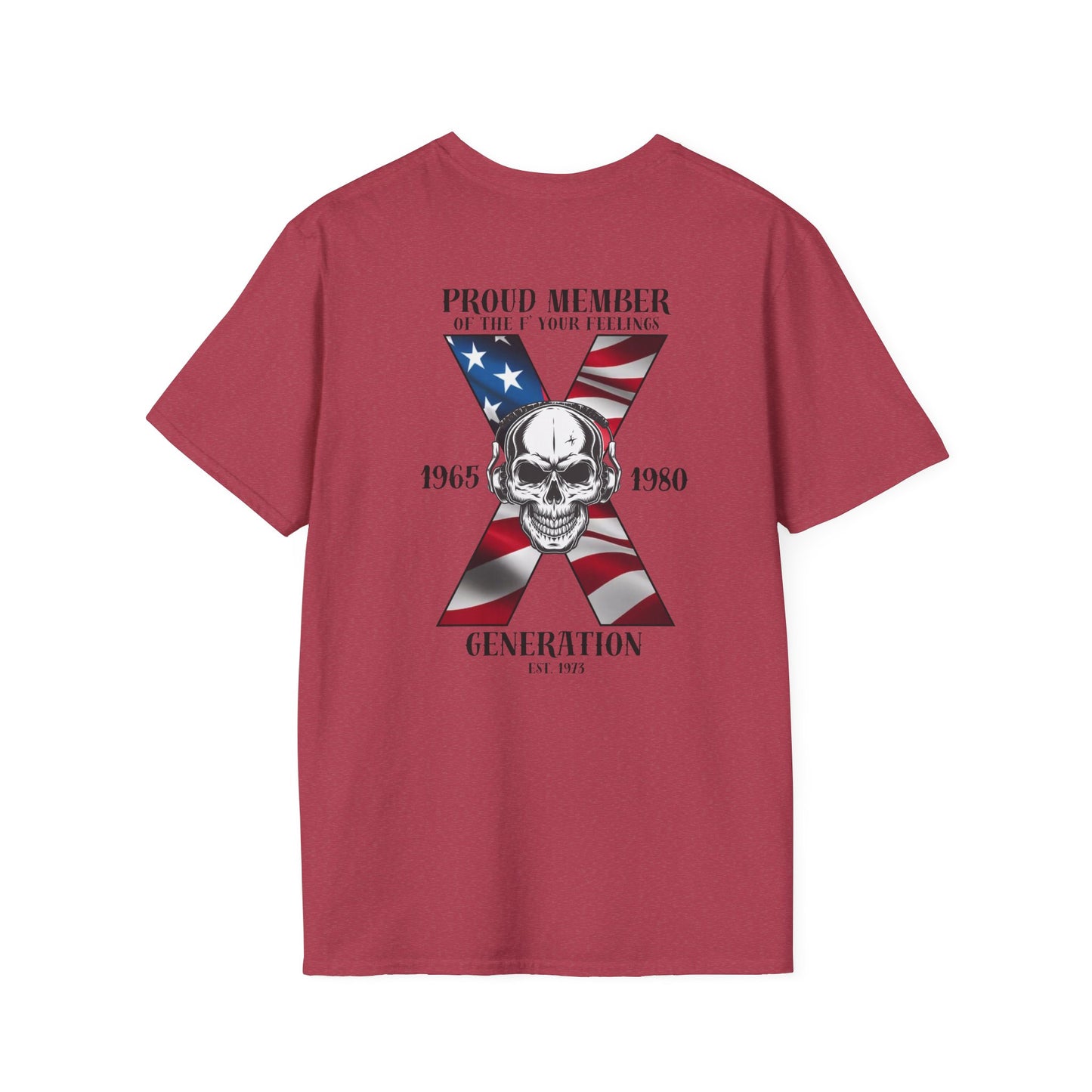 Gen X Flag and Skull Tee