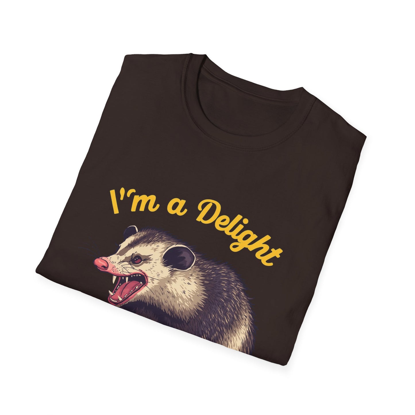 Snarling Opossum I'm a Delight Tee