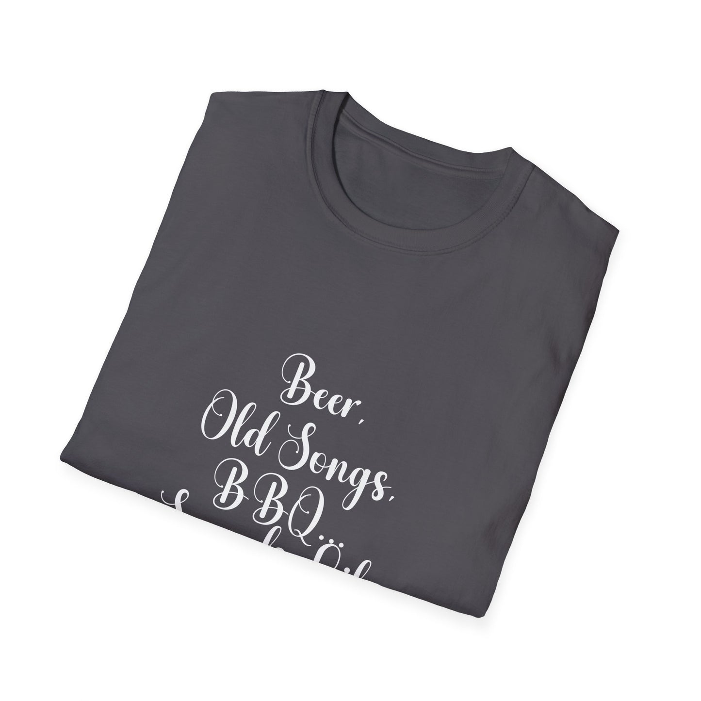 Beer, Old Songs & BBQ Dad Unisex T-Shirt
