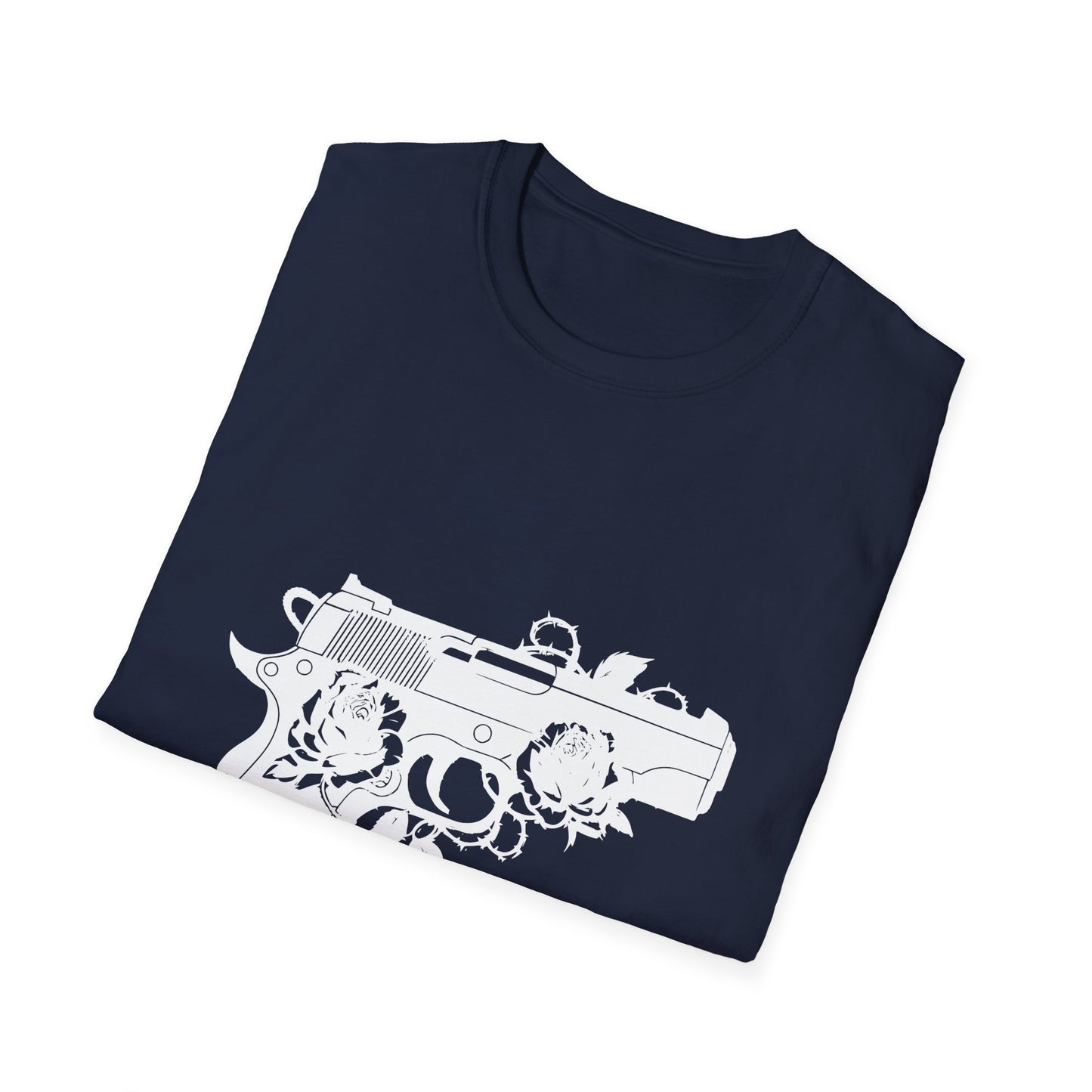 Pistol & Roses Unisex Cotton Tee