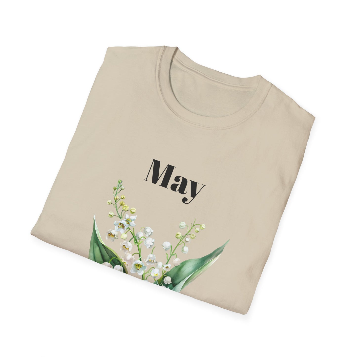 Birth Month Flower Unisex Tee - May