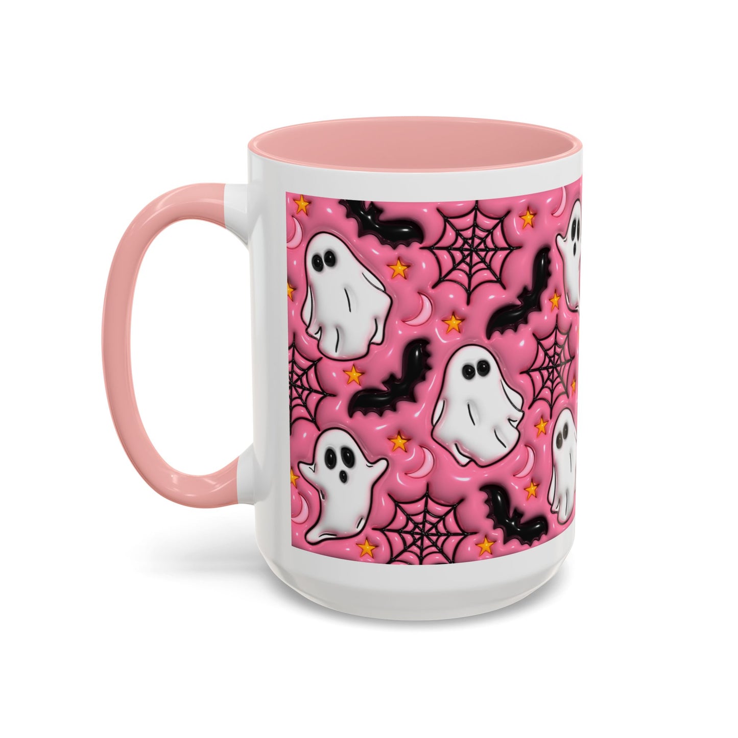 Pink Spooky Ghost Coffee Mug