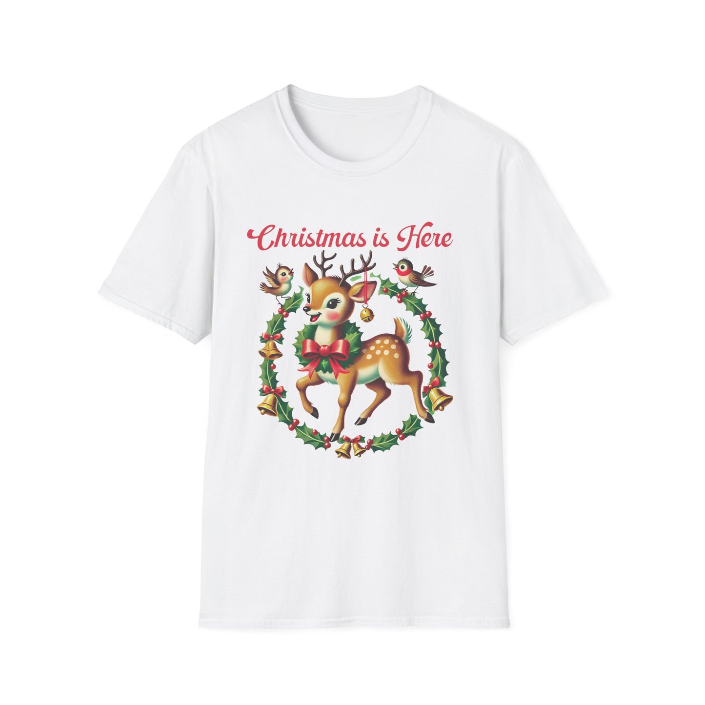 Retro Christmas Deer Tee