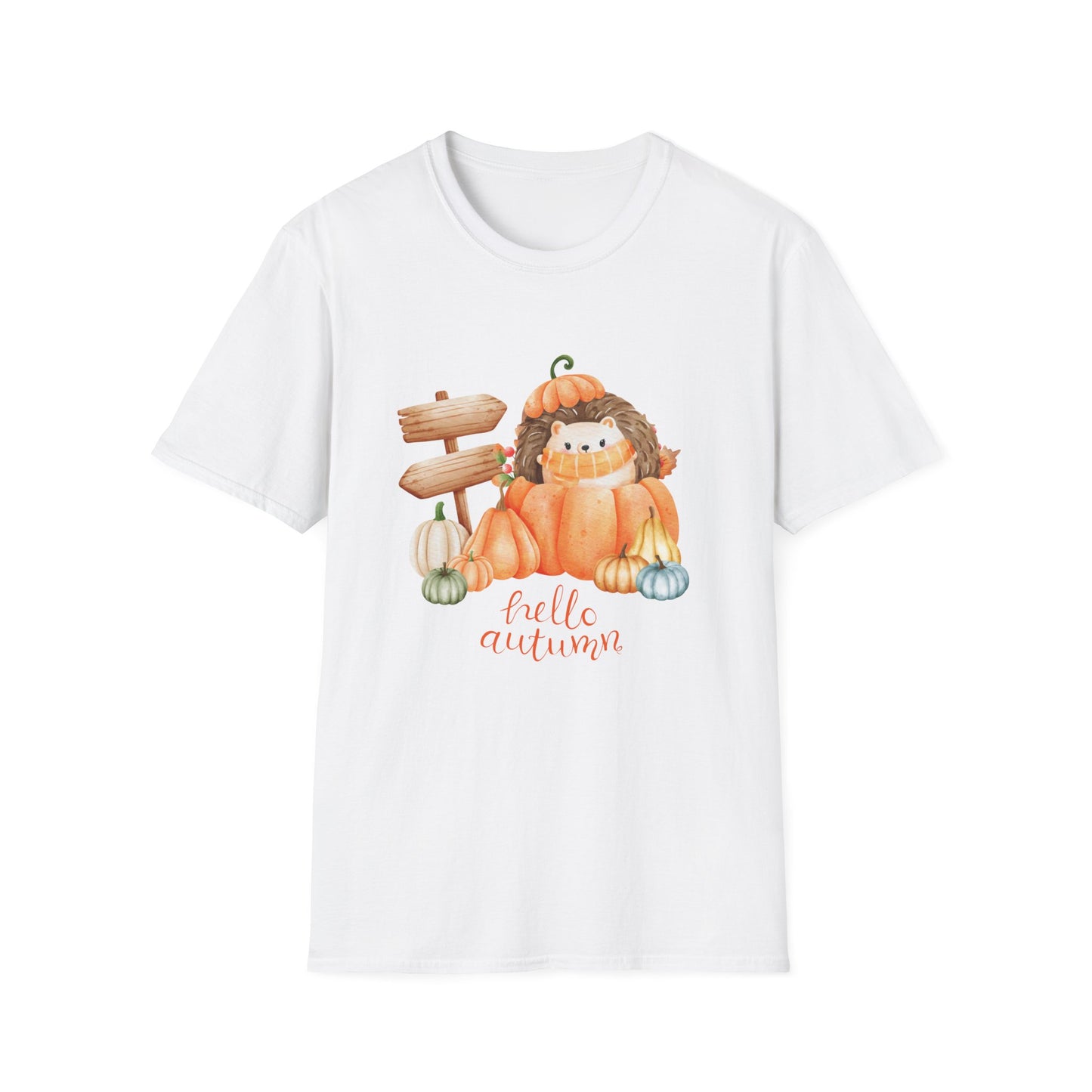 Autumn Hedgehog Unisex Graphic Tee