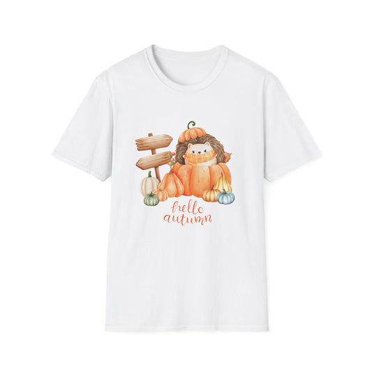 Autumn Hedgehog Unisex Graphic Tee