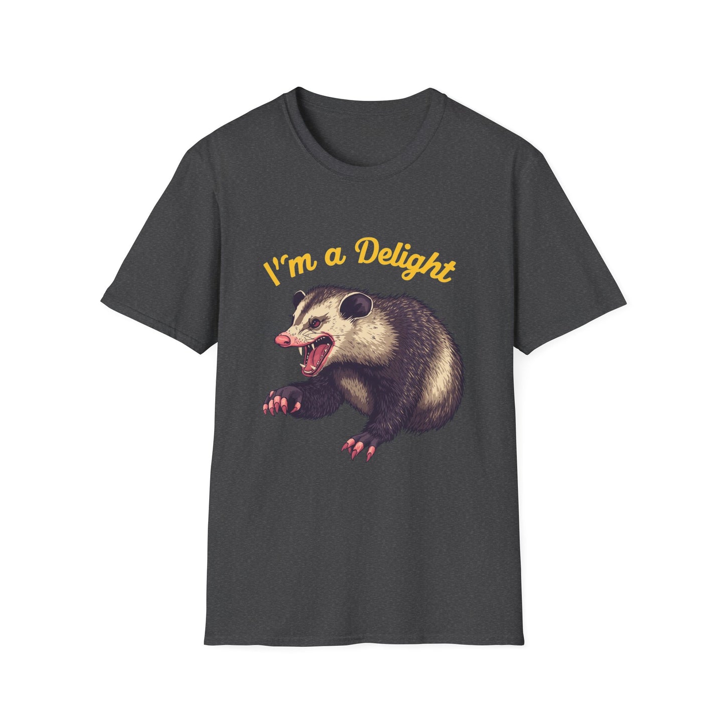 Snarling Opossum I'm a Delight Tee