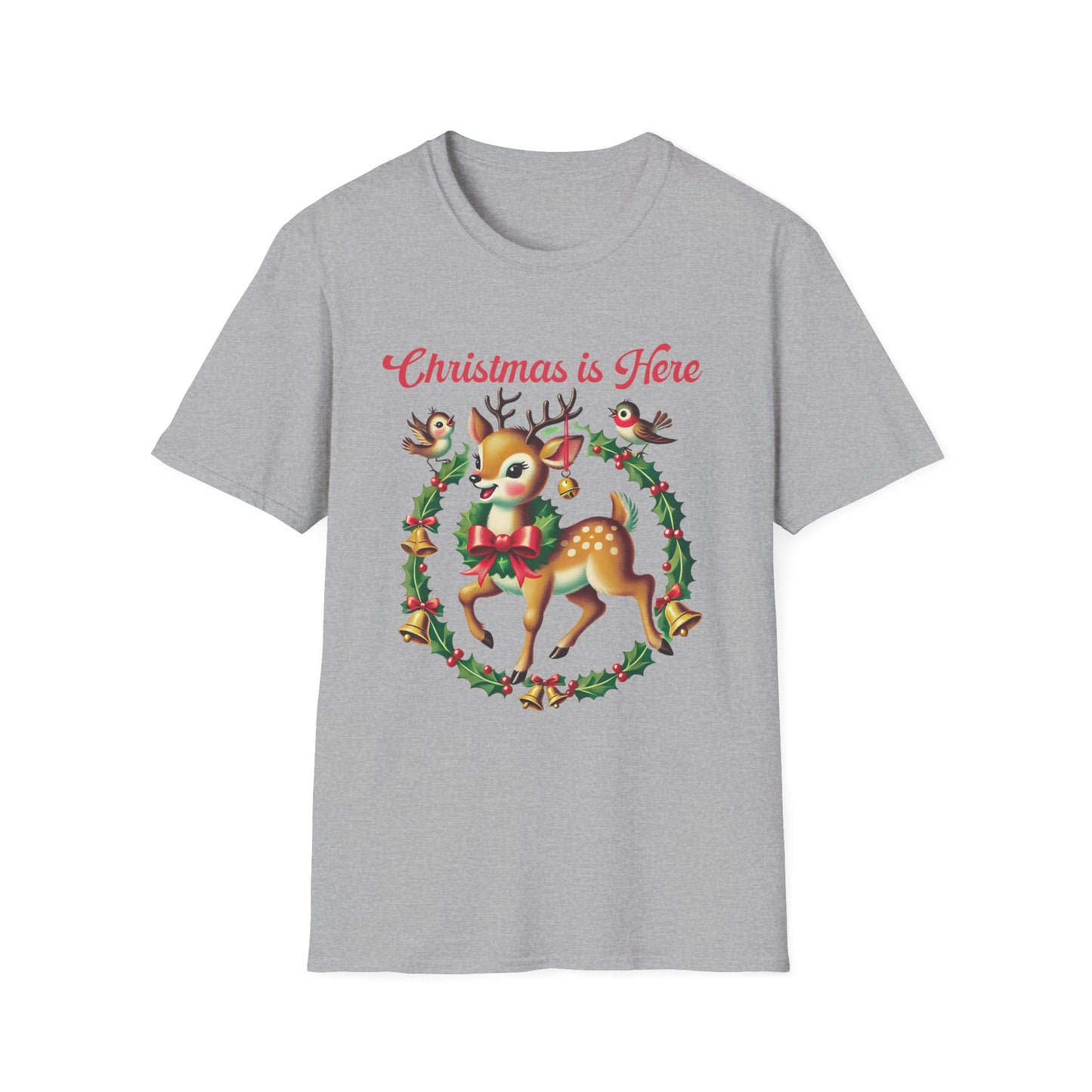 Retro Christmas Deer Tee