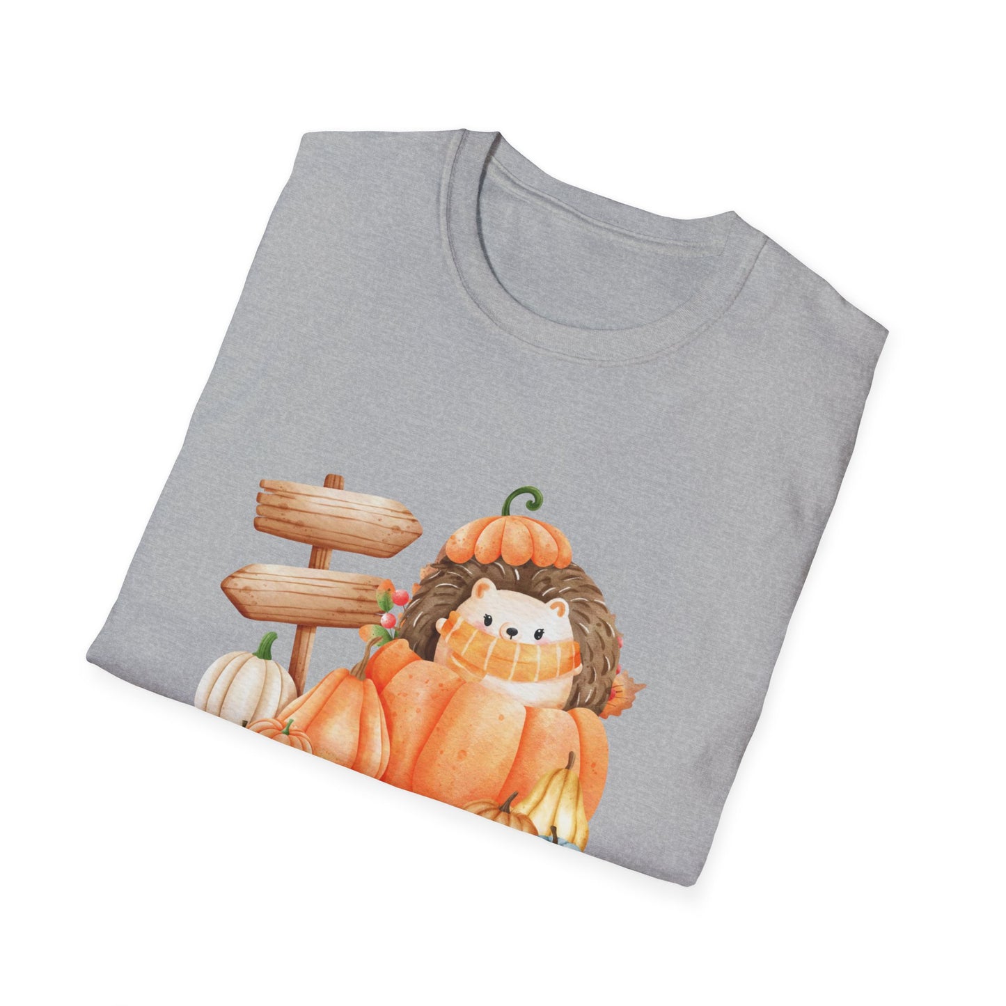 Autumn Hedgehog Unisex Graphic Tee