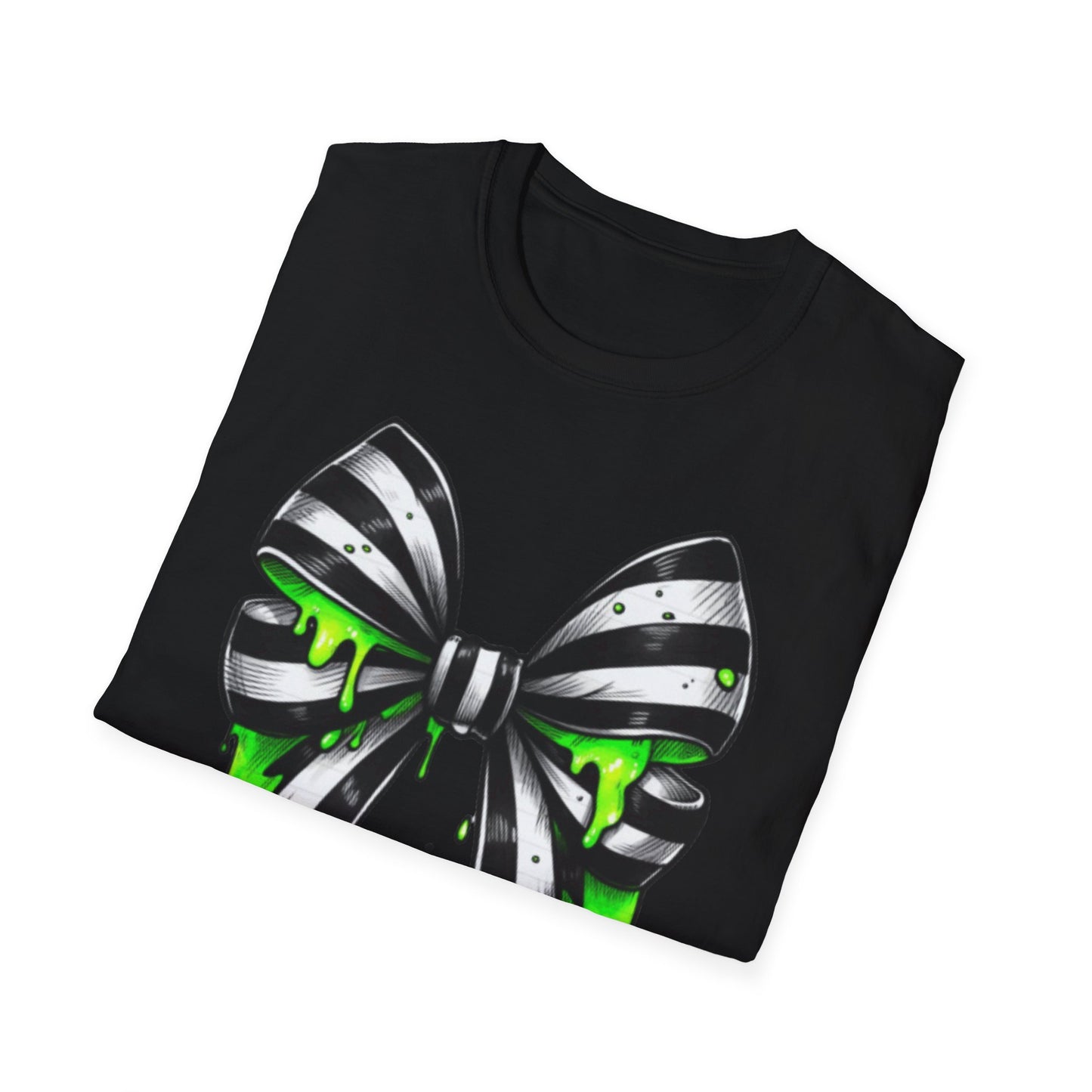 Halloween Striped Bow Tee