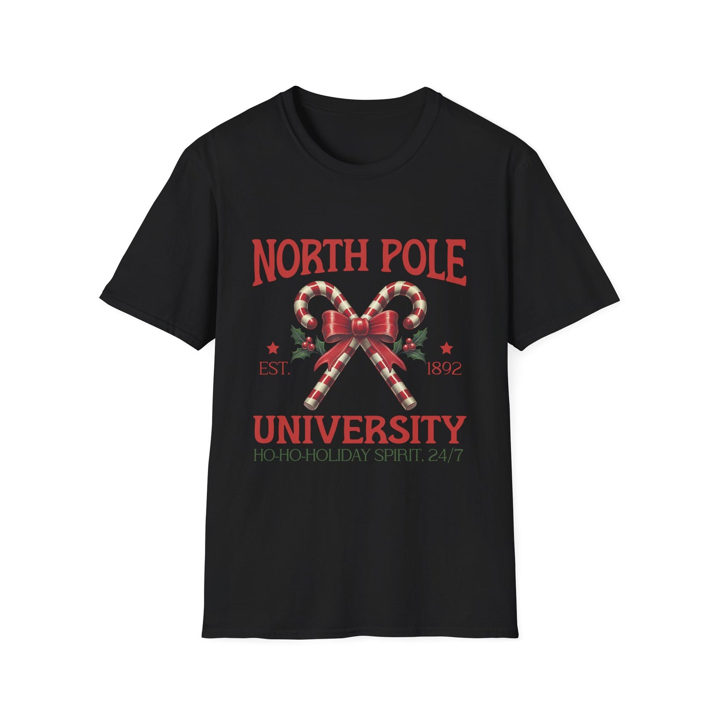 Retro North Pole University Tee