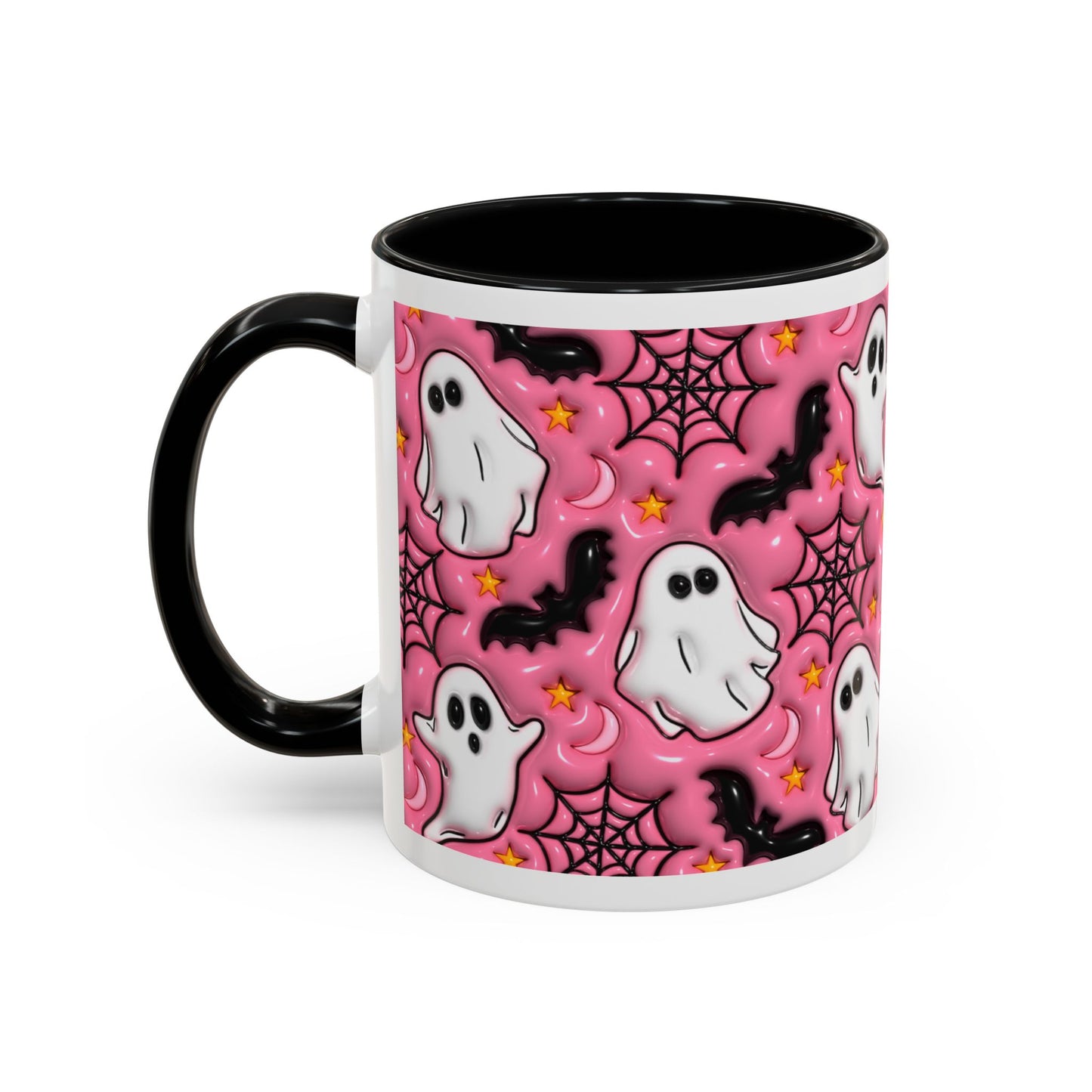 Pink Spooky Ghost Coffee Mug