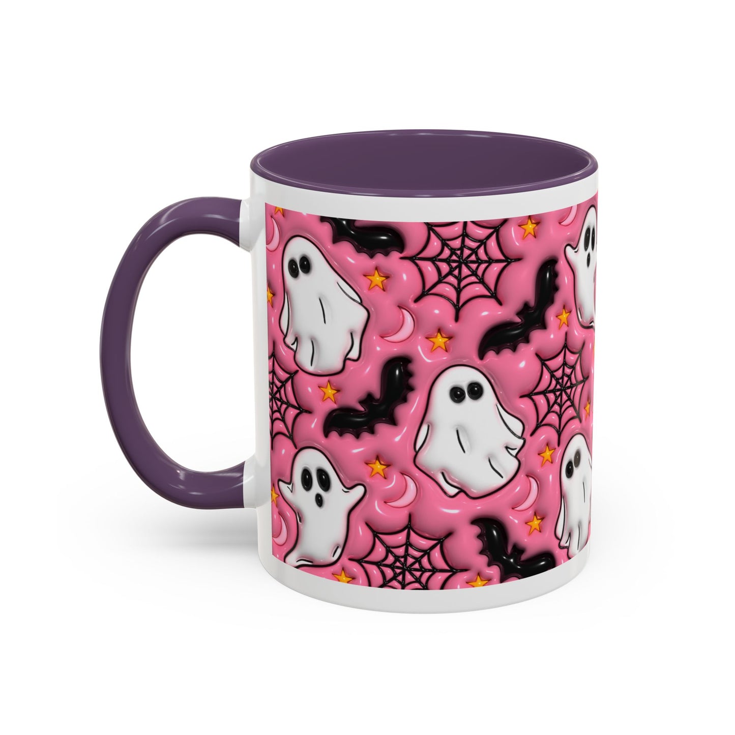 Pink Spooky Ghost Coffee Mug