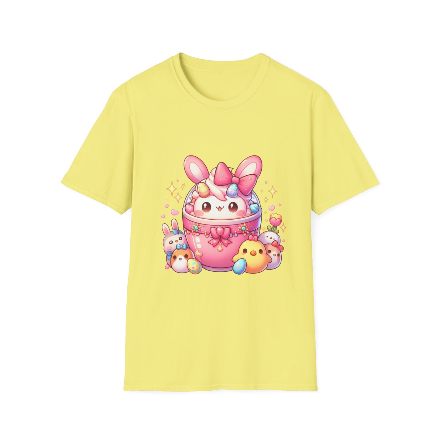 Cute Bunny Friends Unisex Cotton Tee