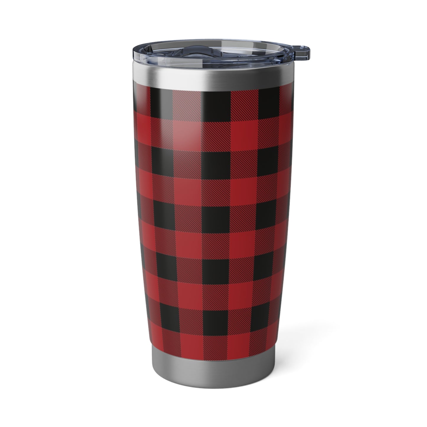 Red and Black Buffalo Plaid 20oz Hot/Cold Tumbler Mug