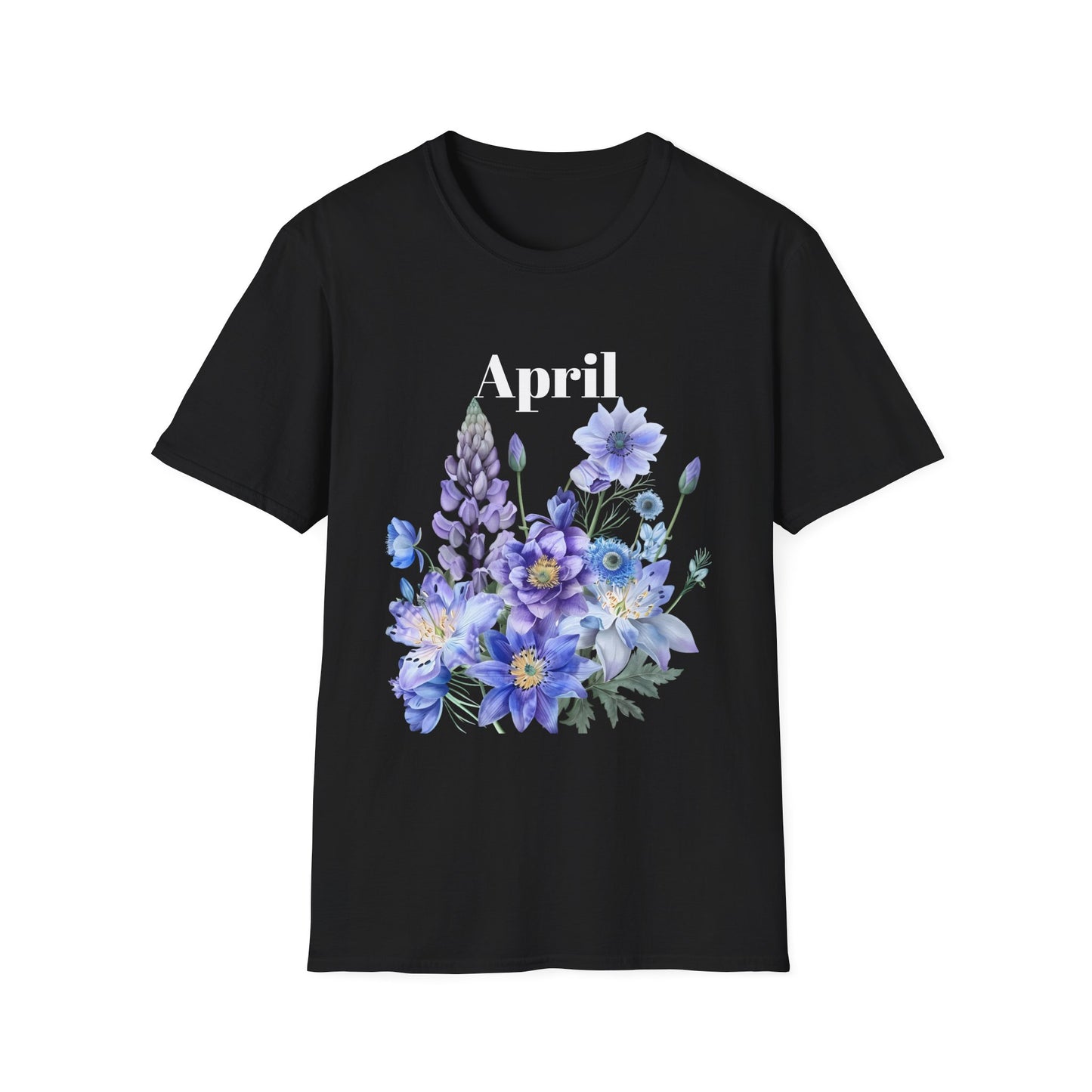 Birth Month Flower Unisex Tee - April